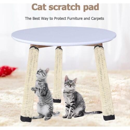 Cat Kitten Scratch Mat Board Furniture Protect Pad Sisal Scratcher Mat Claws Care Cat Pet Toy Sofa Scratching Post Protector