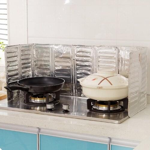 Foil Kitchen Cooking Frying Oil Splashing Protection Gas Stove Oil Removal Rust Kitchen Guard Against Stove Oil Splash Plate
