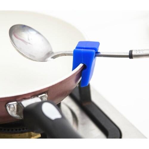 Kitchen Cooking Tools Convient Pot Pan Spoon Stand Holder Racks Ladle Spoon Storage Rack