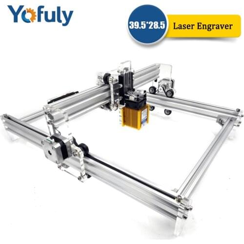 CNC Mini Engraving Machine 15W Laser Printer Cutting Machine Engraving Area 39.5*28.5cm Metal Marking Machine CNC Wood Router