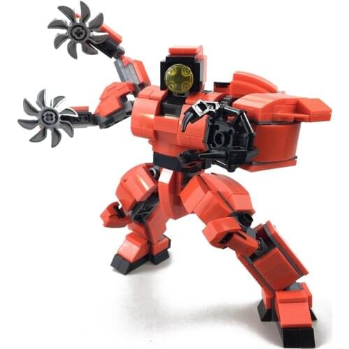 Mecha Robot Building Blocks Toys Movie Anime Figure Crimson Typhoon Assemble Blocks Kids Toys Action Figure Dolls Model Bricks