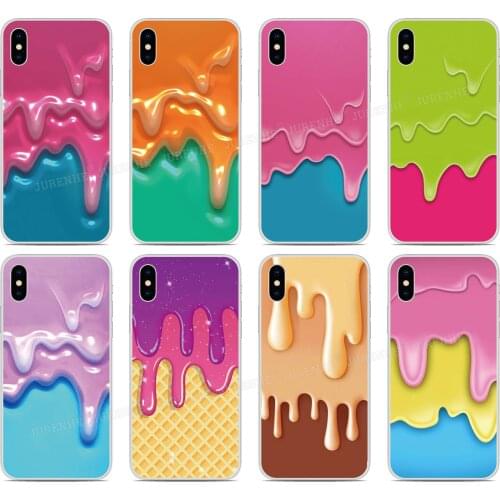 Ice Cream Phone Case For OPPO Realme X50 5 6 Find X2 Reno A Ace 3 Pro K1 A92S A91 F15 A52 A72 AX7 A5S A31 A8 A9 A5 2020 Cover