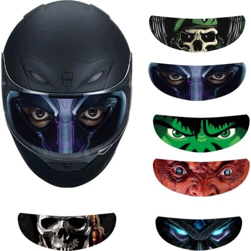 Motorcycle Decals Helmet Mirror Stickers For KAWASAKI KTM BWM YAMAHA SUZUKI HONDA