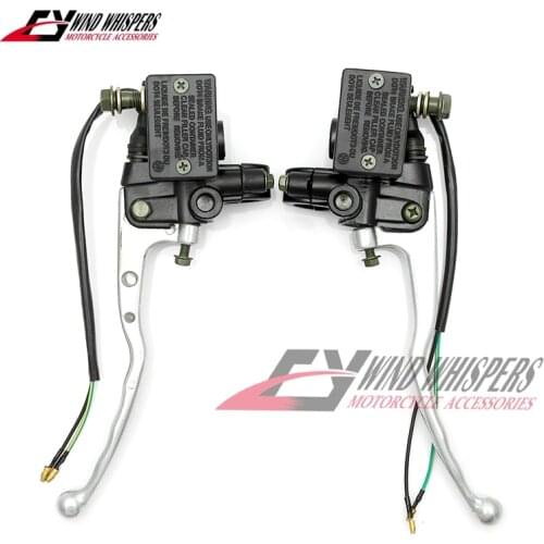 Motorcycle 7/8"22mm Hydraulic Left right set Clutch / brake Master Cylinder For Yamaha YP250 YP 250 Majesty 250