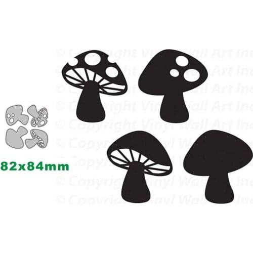 Mushroom New Metal Cutting Dies for DIY Scrapbooking Album Decorative Embossing Handmade Paper Cards Gift