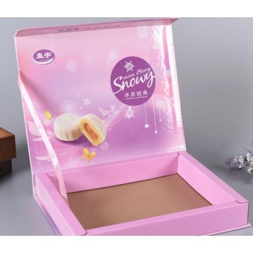 Recycled Custom Luxury Cosmetic Skincare paper gift box with silk inlay lid and base box package ---PX12004