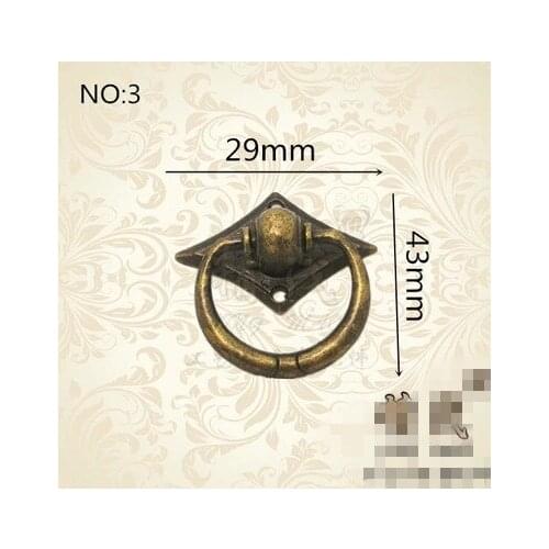 A20 Zinc alloy European Garden single hole copper zinc alloy handle antique wardrobe cabinet door door handle style