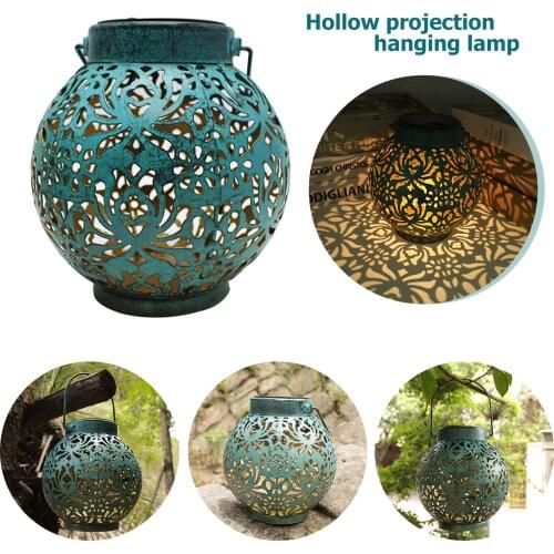 Solar Lights Lantern Solar Garden Decorations Solar LED Projector Light Outdoor LED Lamp Yard Porch Outdoor Hanging Decor