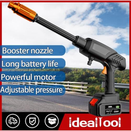 LED Portable Wireless High Pressure Washer Foam Generator High Pressure Car Wash Water Gun Spray Gun for Makita 18-21V Battery