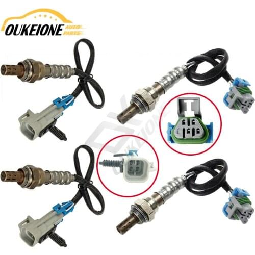 4pcs 234-4294 234-4668 4 Wires Lambda Oxygen Sensor for 2008 2009 2010 Saturn Vue Buick Enclave GMC Acadia Outlook 3.6L Parts