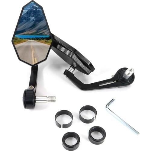 Motorcycle Cafe Racer CNC Handle bar Rearview Side Mirrors Bar End Mirror Fit For BMW S1000RR HP4 R nine-t Rninet CNC Aluminum