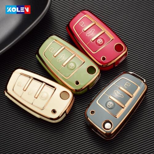 Soft TPU Car Remote Key Full Cover Case For Audi A1 A3 8P 8V 8L A4 B6 B7 B8 A5 8T A6 C5 C6 C7 A7 4G A8 4E D3 D4 TT 8N 8J MK1 MK2