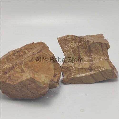 80-100g Sandstone Natural Wood Texture Stone Decorative Stone Jewelry Making Mineral Specimen Stones for Collection
