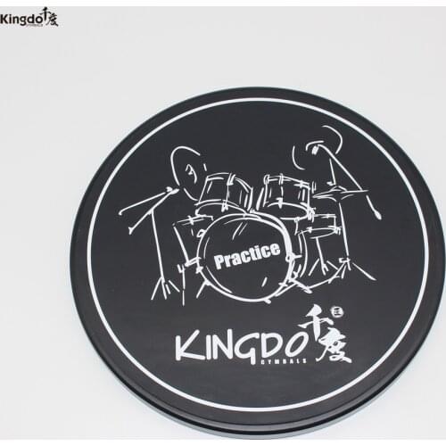 Kingdo cheap professional 12" practice drum silence sound mute drum