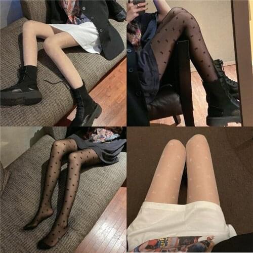 Top quality Womens Tights Summer Nylon Print Stockings Sexy Lingerie Female Hosiery Seamless Fishnet Mesh Pantyhose Tights
