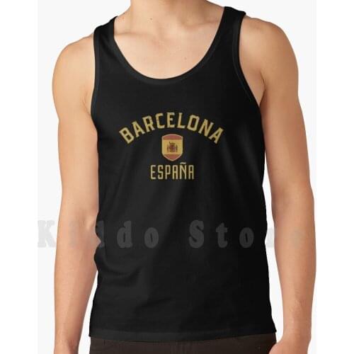 Espana Spain Tank Tops Vest Sleeveless Distressed Espana Europe Flag Grunge Holidays Souvenir Spain Spanish Travel