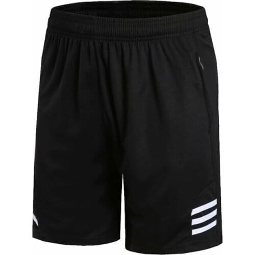 High Quality Running Shorts With Zipper Pockets Football Pants Soccer Training Trousers Fitness Gym Shorts For Men