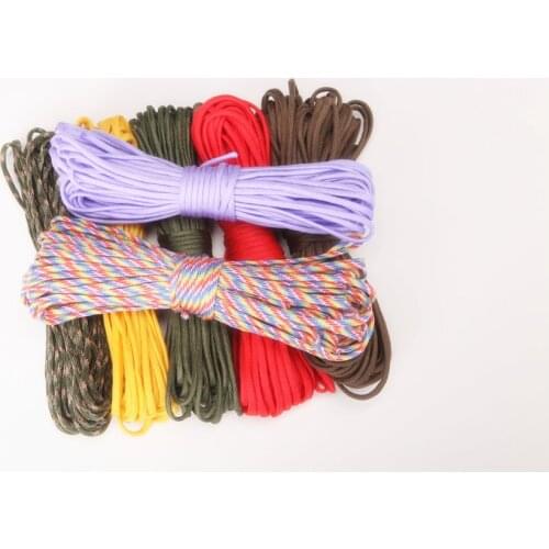 Paracord 550 100FT Paracord Rope Mil Spec Type III 7Strand Paracorde 550 Survival Kit Equipment Wholesale