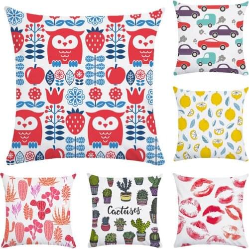 Geometric Pattern Polyester Throw Pillow Cushion Cover Car Home Decoration Sofa Bed Decorative Pillowcase CR175