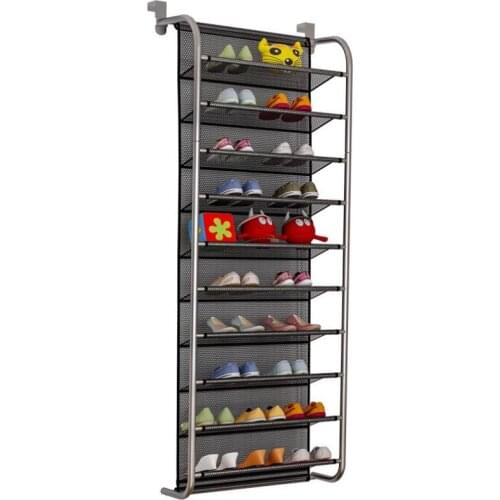 MultiLayer Wall-mounted Shoe Rack Hallway Space Saving Shoe Organizer Over the Door Shoes Hanger Shoe Cabinet for Home Furniture