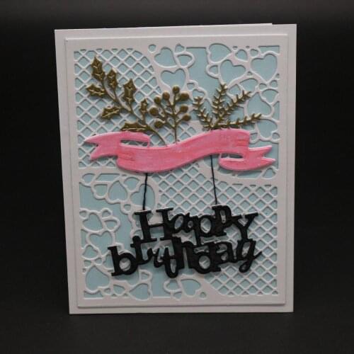 ZhuoAng happy Birthday Cutting/DIY Paper Card Craft Embossing Die Cut DIY scrapbooking Die cutting machine