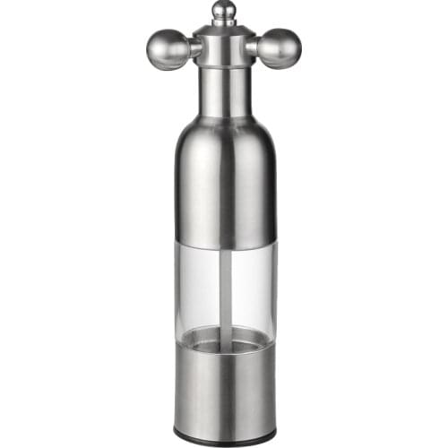 Manual Salt Pepper Mill Grinder Stainless Steel Faucet Valve Shape Grinder Spice Sauce Grinder
