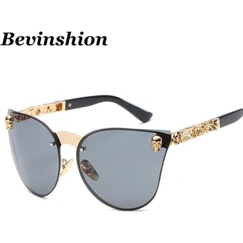 Heart Sunglasses Women Skull Carved Sun Glasses For Men Cool Vintage Brand Oculos De Sol Pink Mirrors Sexy Brand Designer Shades