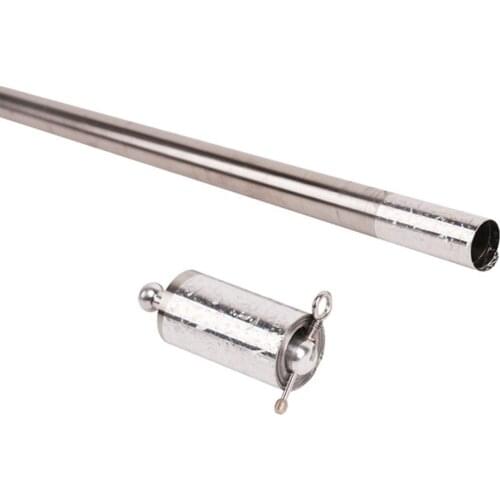 1.1/1.3/1.5m Stainless Steel Pocket Self-defense Telescopic Stick Portable Martial Arts Performance Metal Extension Poles