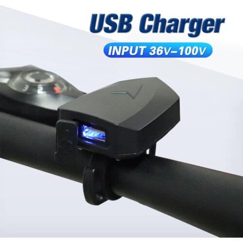 Electric Bike Ebike HandleBar USB Port 5V Charger INPUT 36V 48V 72V - 100V OUTPUT 5V 2A
