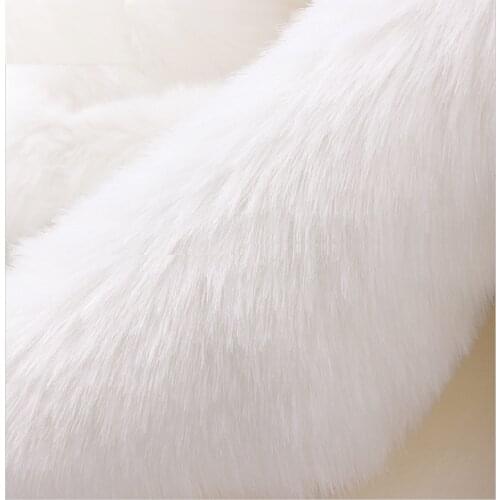 Good Quality Small Piece Imitation Rabbit fur, Pile 2cm Faux Fur Fabric fur,DIY Shoes Hats Material 50*170cm