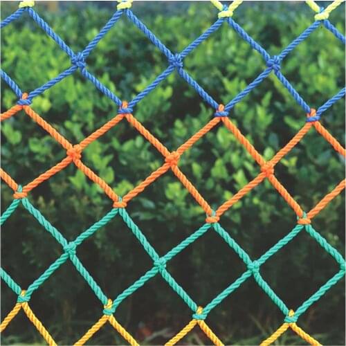 Colorful Nylon Mesh Child Safety Net Anti Falling Net Balcony Window Staircase Deck Football Field Fence Protection Baby Cat Dog