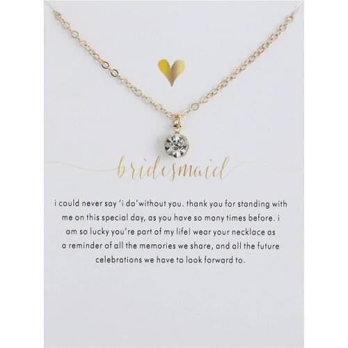 Gold Crystal Round Choker Necklace Zircon Bridesmaid Wedding Chocker Necklace Pendant Jewelry