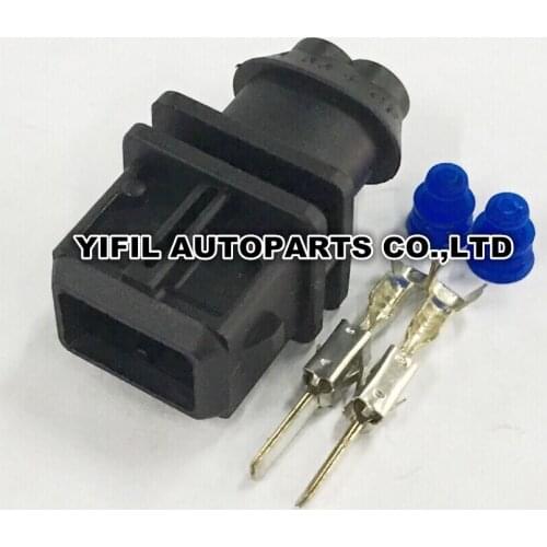 100pcs/lot DJ7023C-3.5-11 AMP Tyco 2 Pin/Way Male Auto Car Engine Connector Oil Automotive Plug For Nissan
