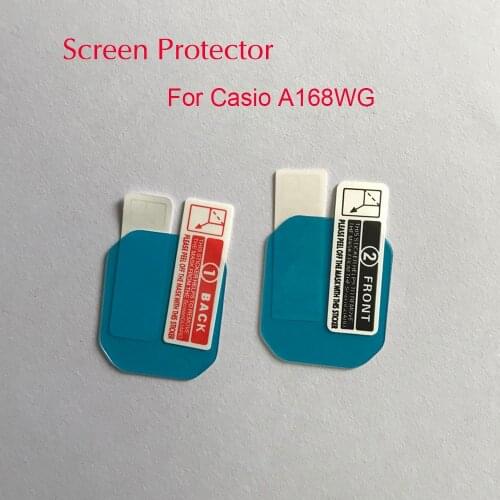 2pcs/Lot HD Nano Screen Protector Film For Casio A168WG Protective for Casio A168WG-9WDF Sport Watch Accessories Explosion-proof