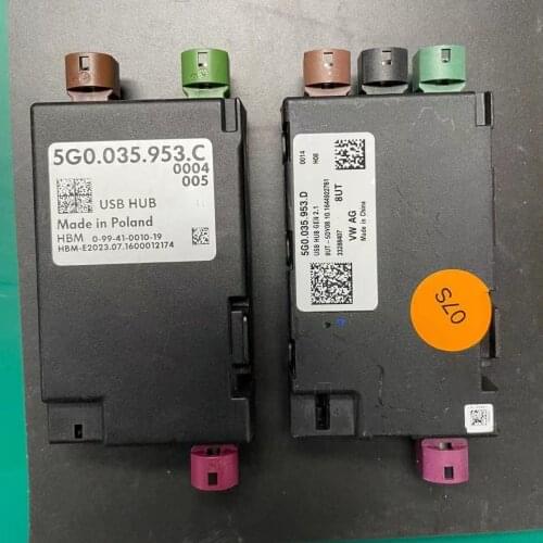 5G0035953D 5G0035953C Splitter Module For VW Magotan B8 Touran Golf Car USB Converter Rear USB Module 5G0 035 953 C