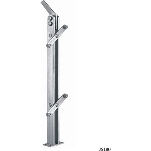 Freeshipping 950mm JS180 Column Customade Floor Mount Newel Handrail Armrest Post Pillar Pole for Staircase