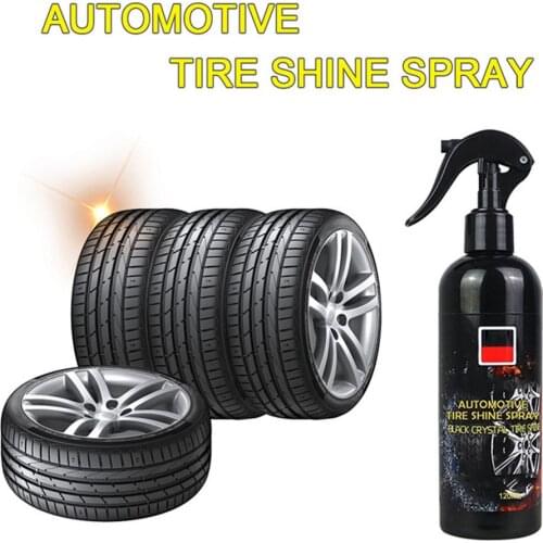 30ml/120ml Car Tire Shine Spray Car Wheel Tire Cleaning Refurbishing Agent Car Paint Coating Polishing Spraying Wax Tire Cleaner