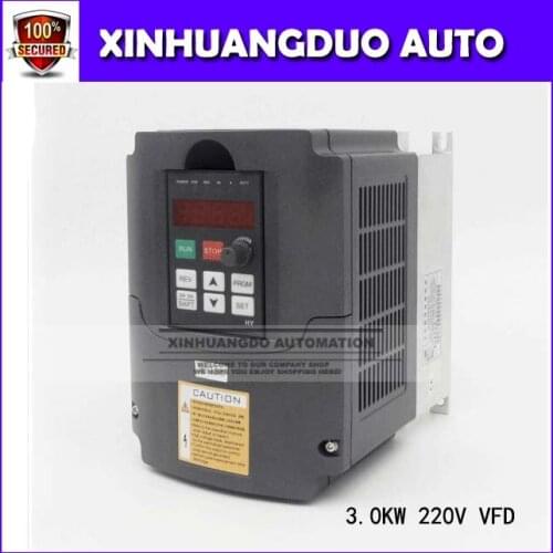 220v 3.0kw VFD Variable Frequency Drive Inverter / VFD 1HP or 3HP Input 3HP Output CNC Driver CNC Spindle motor Speed control