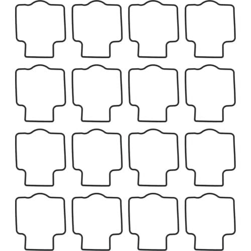 For Kawasaki ZXR750H STINGER ZXR600 ZZR1100G ZZR1200C ZZR600D ZZR600E ZX600E,Carburetor Repair Bottom Shell Gasket,16 Pc