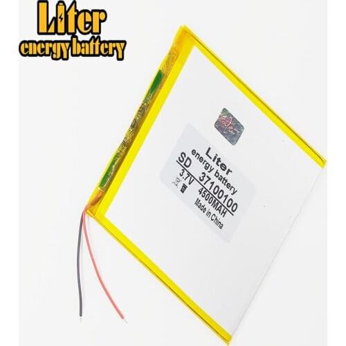 Polymer battery capacity Tablet PC 37100100 3.7 * 100 * 100 4500mah