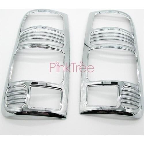 Chrome Tail Light CoverFor Toyota Land Cruiser Autana FJ80 1990-1997 Car Styling Accessorries Honda CR V2015 Accesoires