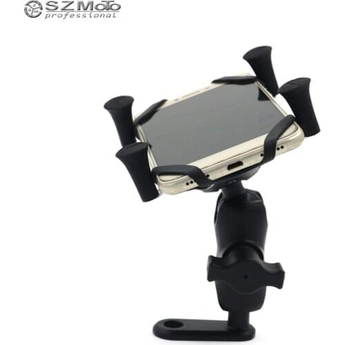 GPS Navigation Bracket X-Grip Phone Holder For YAMAHA XT660 R/X/Z XT660R XT660X XT1200Z V-MAX 1700 USB Charger Waterproof Bag