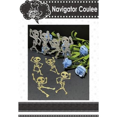 Halloween Metal Cutting Die Skull Party Scrapbook Stamping Clear Stamp Decoration Creative Embossing DIY Craft New Arrival 2021