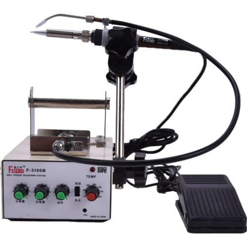 F3100B Multi-function Foot Soldering Machine Automatic Tin Feeding Machine Constant Temperature Soldering Iron Teclast Iron 220V