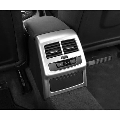 Interior modification for 17-18-19 Audi new A4L rear connected air outlet trim frame Sequin protection strip