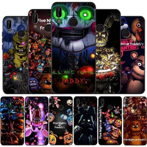 Black Silicone Soft Phone Case Full Ultimate Group FNAF For Huawei 40 30 20 10 9 Lite Pro P smart 2019 Y6 Y6 Prime2019 Y9 2018