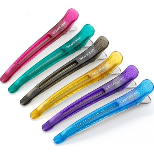 New Creation Hair Clip For Salon Hairstyling 6 Pcs Perfect Fit Hair Section Clip For Haircut Hairdressing Perm Clip Styling Tool