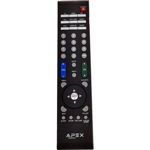 New Orginal For APEX LCD TV Remote Control Fernbedienung