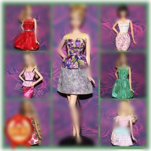 30cm Doll Dress Fashion Clothes handmade outfit For Barbie Doll Accessories Baby Toys Best Girl' Gift