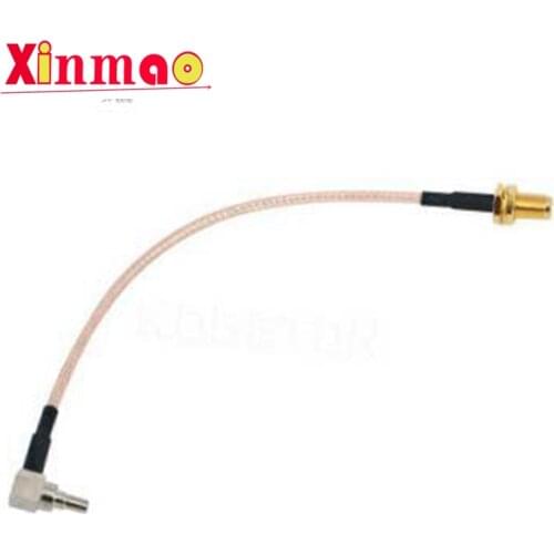 SMA Female to CRC9 Right Angle Connector RG316 Pigtail Cable 15cm 6" L29K